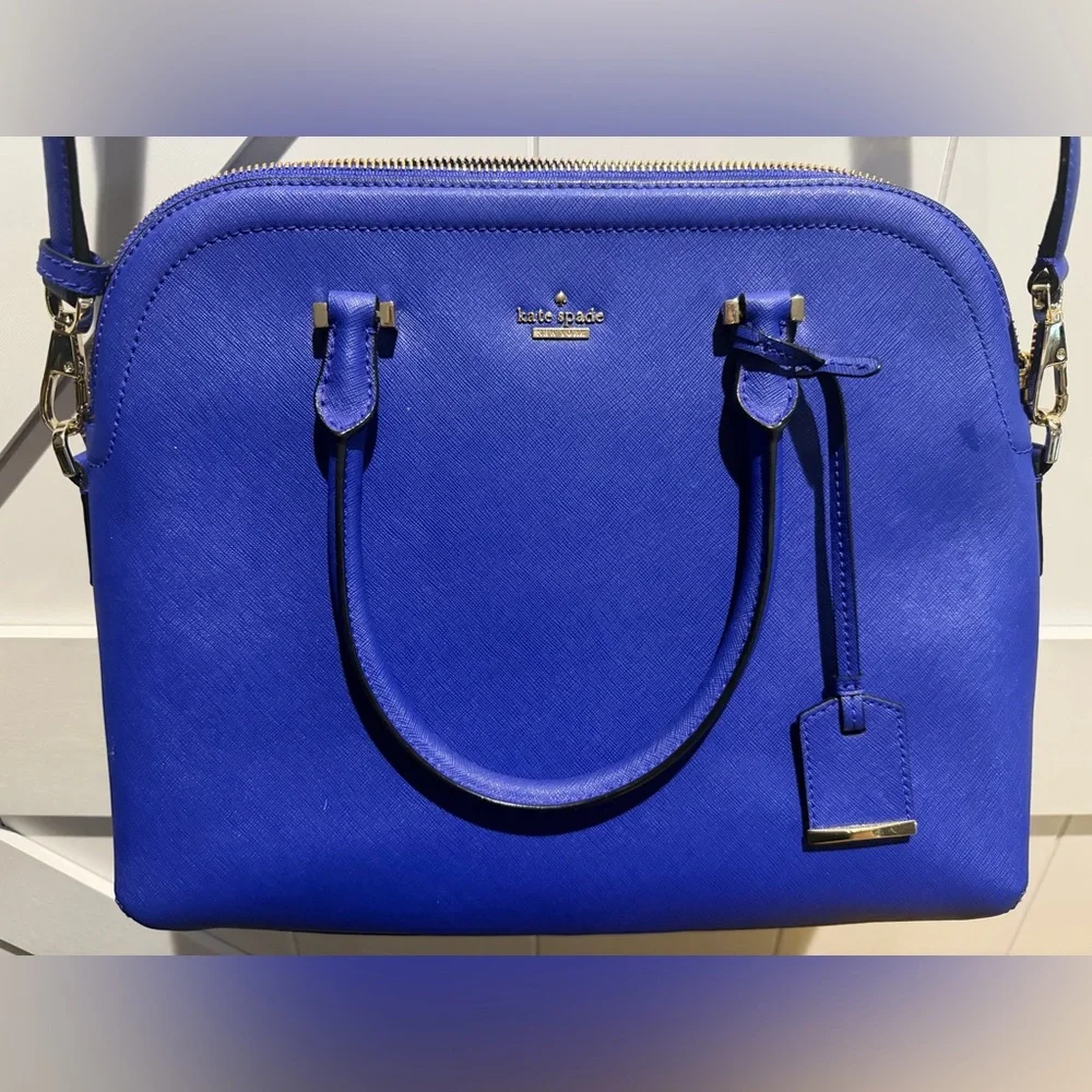 Kate Spade Elegant Blue Shoulder Bag
